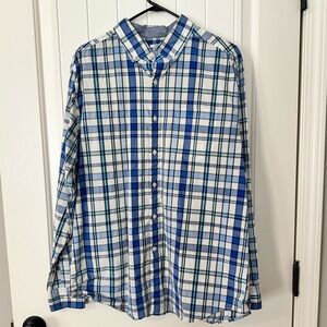 Crown & Ivy men’s button down shirt stretch men’s size large